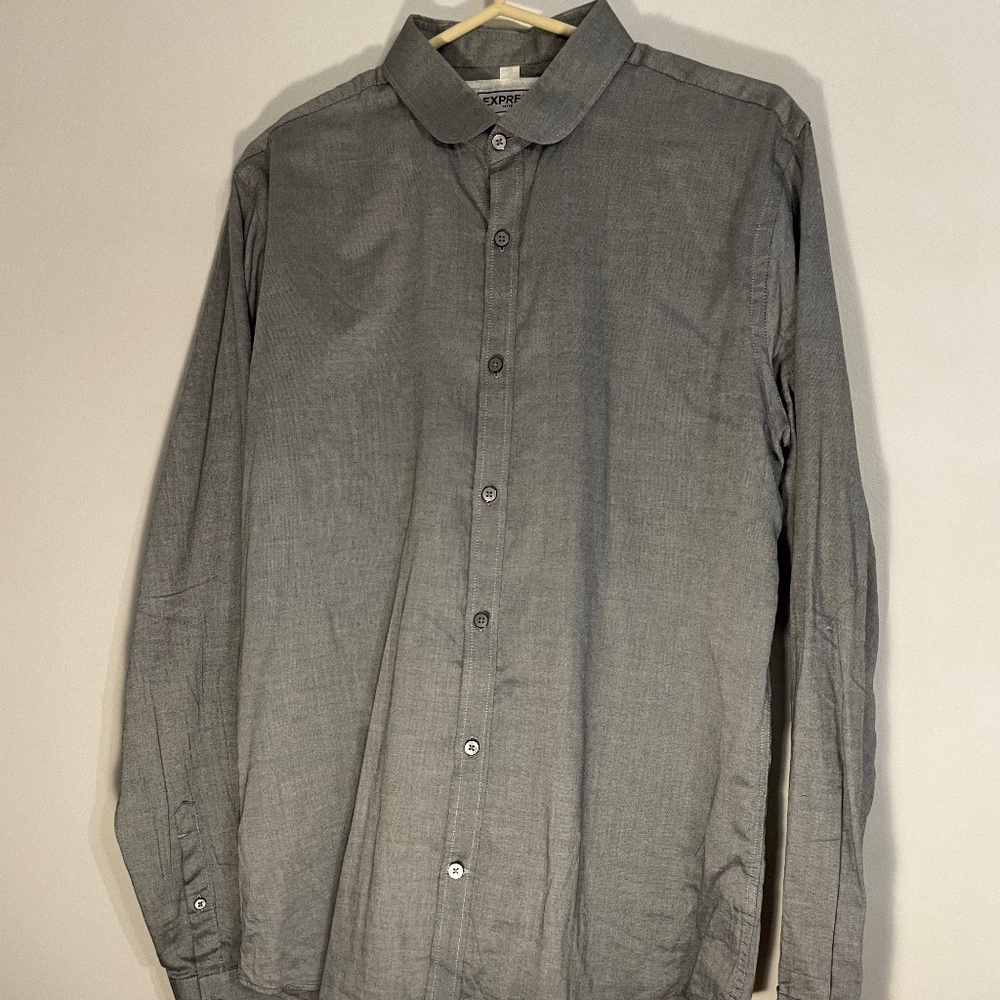 Grey Button Down shirt